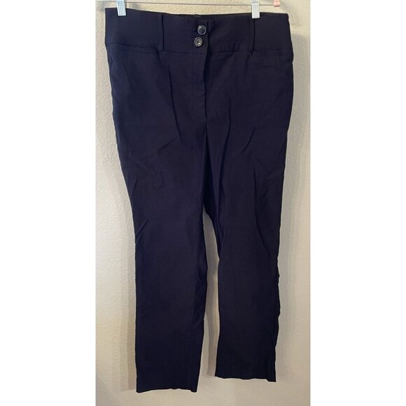 Lane Bryant Black Pants 14 The Allie Office Career Professional Work minimalist - Picture 1 of 6